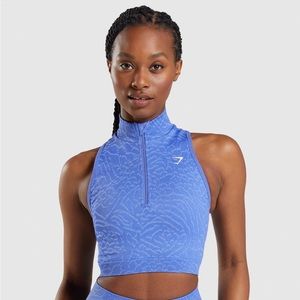 Gymshark Adapt Animal Seamless Crop 1/2 Zip